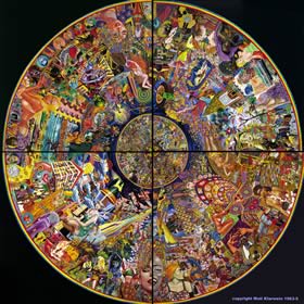 Grain of Sand by Mati Klarwein (1963-1965); psychedelic and visionary art